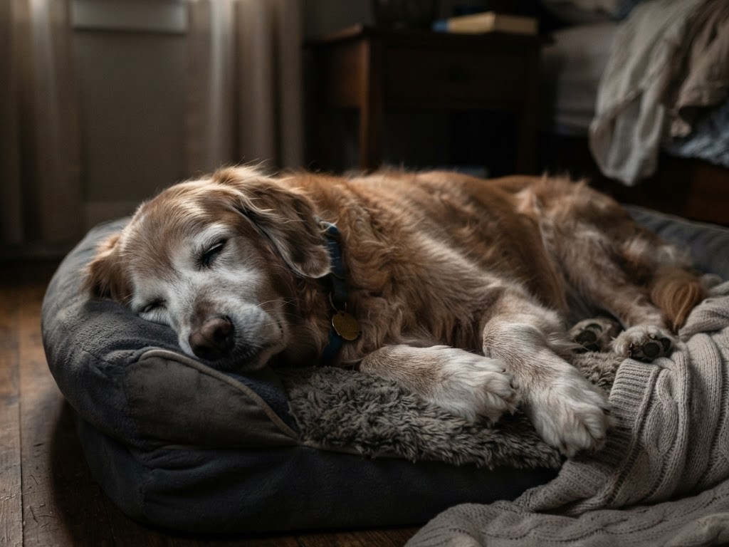 Cachorro Idoso Late e Chora Dormindo: Sonho ou Problema? Cachorro Idoso Late e Chora Dormindo: Sonho ou Problema? - detalhe