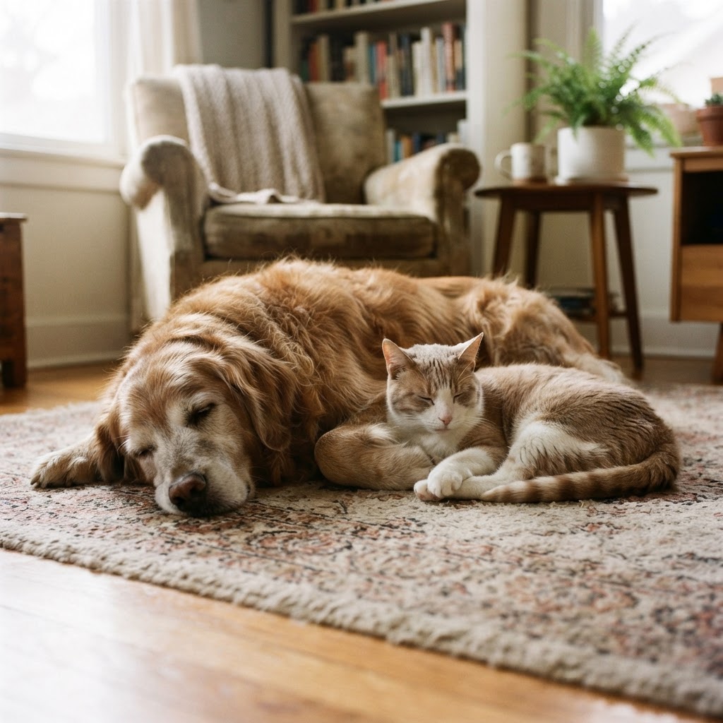 Cão Idoso e Gato: Guia para Melhorar a Convivência Cão Idoso e Gato: Guia para Melhorar a Convivência