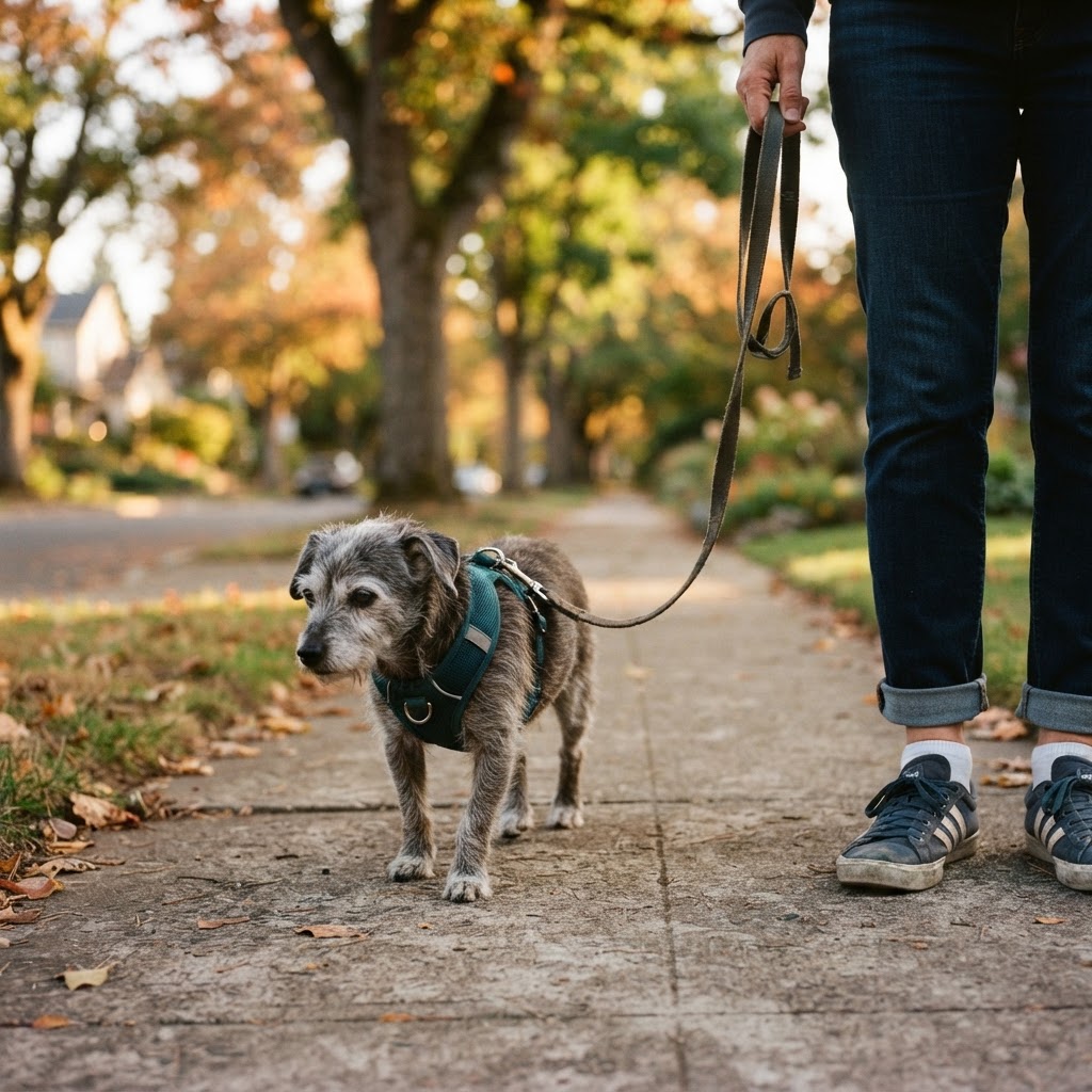 Cão Idoso Não Quer Mais Passear: Motivos e Adaptações - detalhe