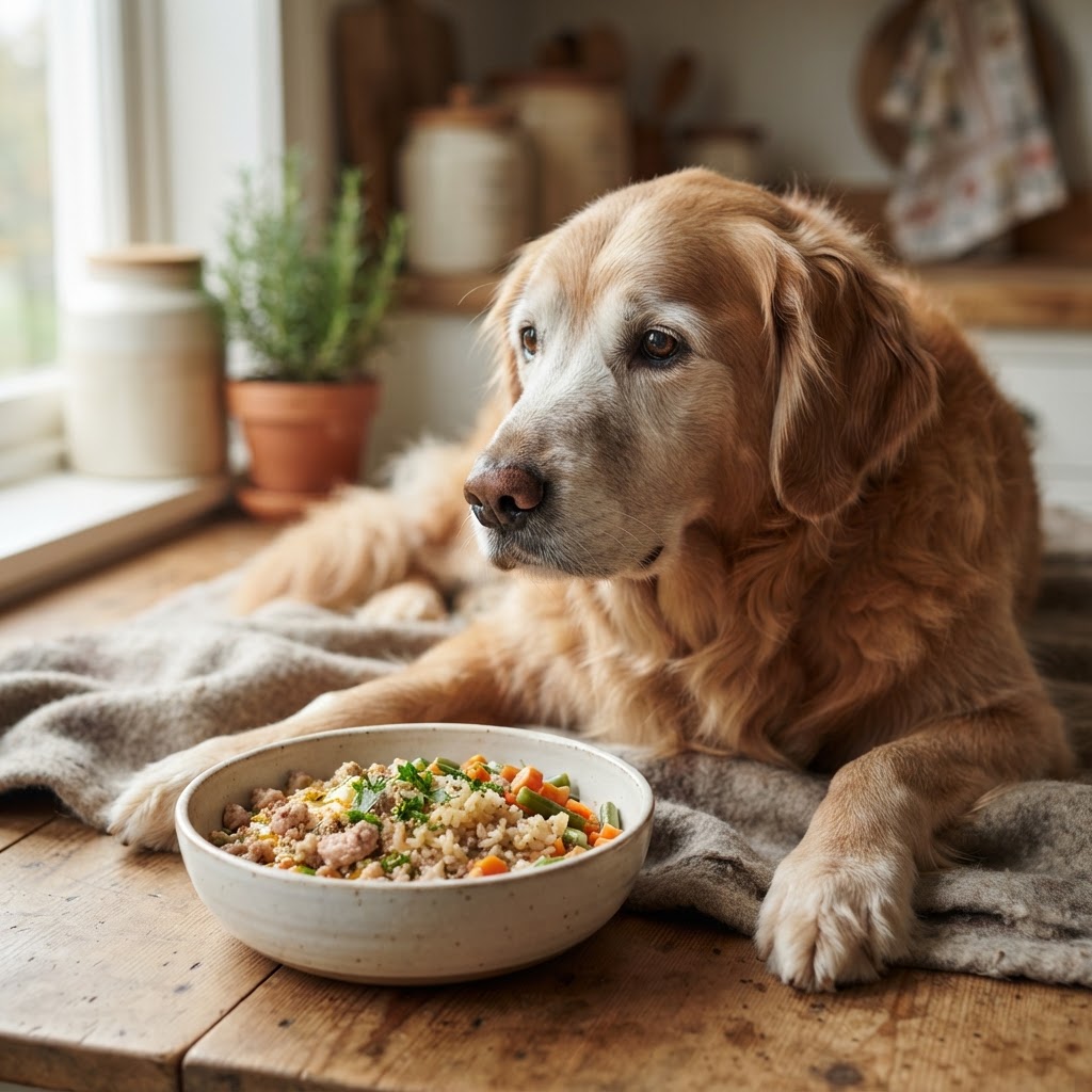 Comida caseira para cachorro idoso: 3 receitas equilibradas Comida caseira para cachorro idoso: 3 receitas equilibradas - detalhe