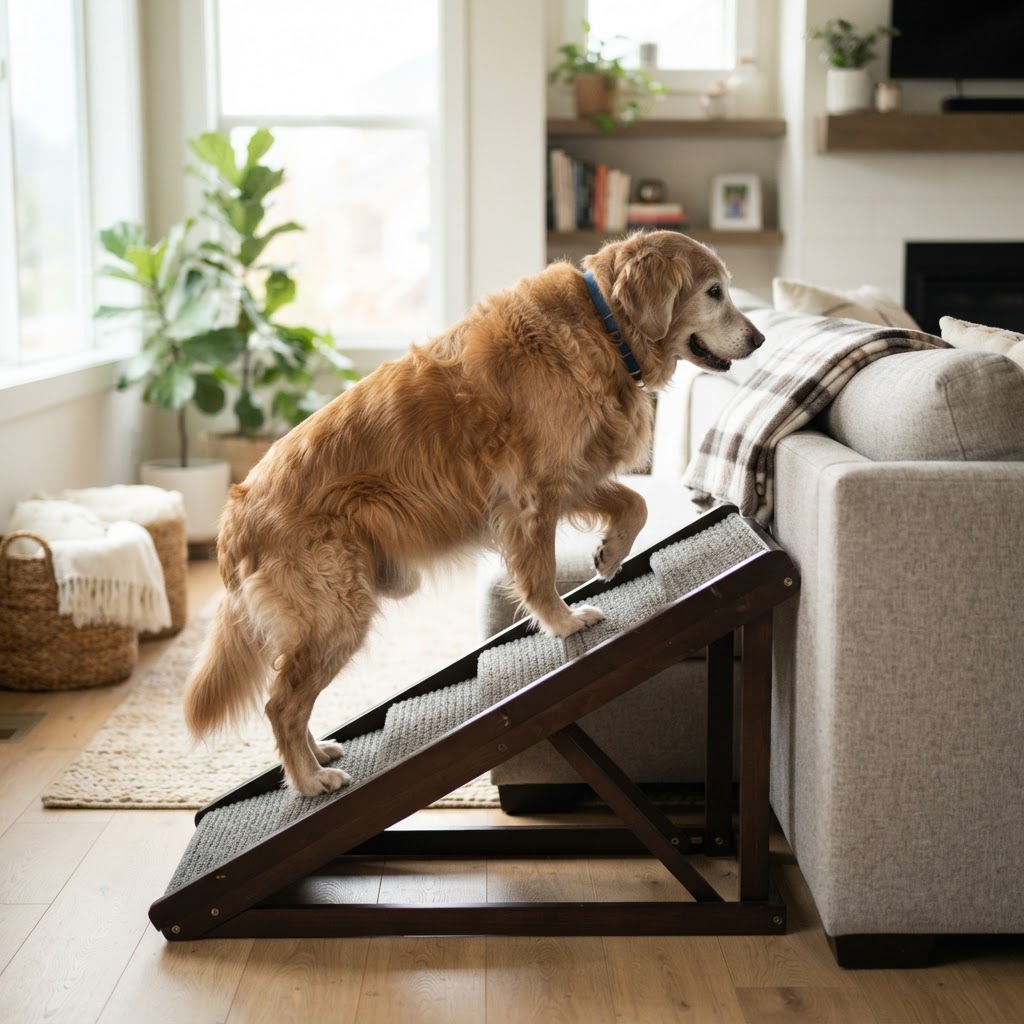 Rampa para cachorro idoso: Quando precisa e como escolher Rampa para cachorro idoso: Quando precisa e como escolher