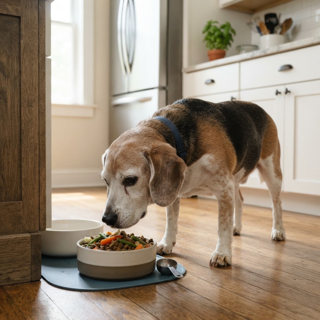Alimentação para cão idoso diabético: guia de controle