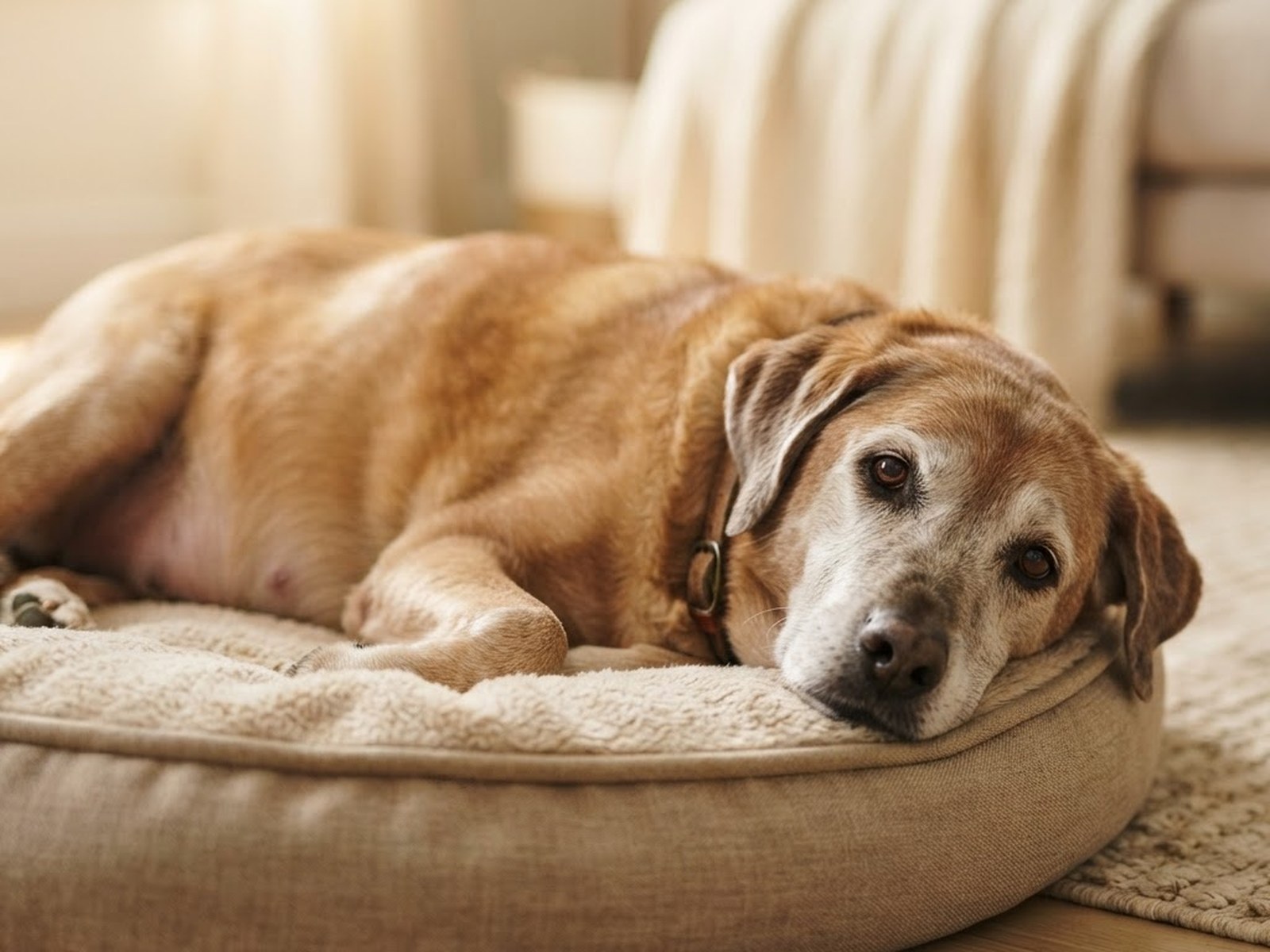 Cachorro Idoso com Barriga Inchada: Causas e Quando se Preocupar