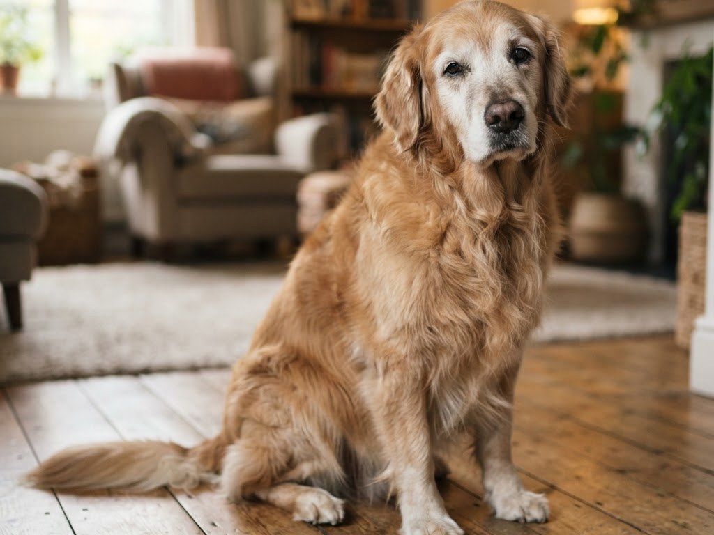 Cão Idoso Parou de Abanar o Rabo: A Relação com a Dor Cão Idoso Parou de Abanar o Rabo: A Relação com a Dor - detalhe