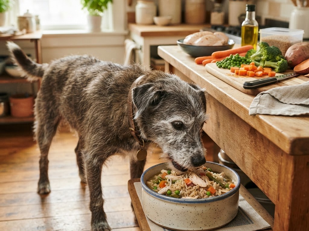 Cardápio Semanal para Cão Idoso: Guia Nutricional Completo