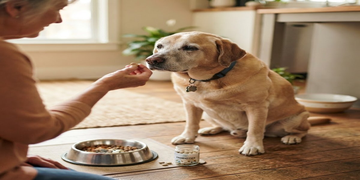 Probióticos para Cão Idoso: Quando Realmente Ajudam - detalhe